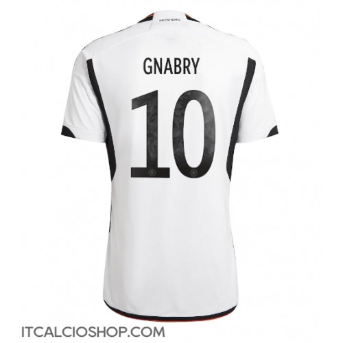 Germania Serge Gnabry #10 Prima Maglia Mondiali 2022 Manica Corta
